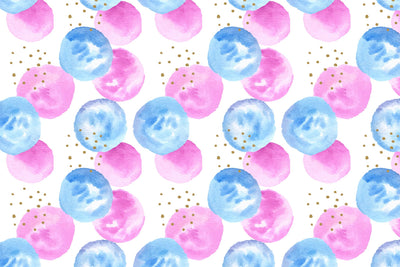 Tapet personalizat - WATERCOLOR DOTS